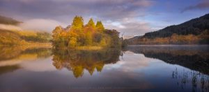Loch Chon during the height of Autumn