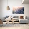 modern living room with apparition print by Mark Price Photography