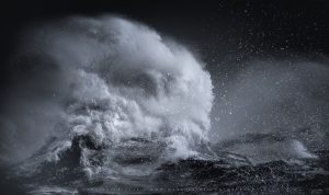 The wild power of the sea during Storm Bella, 2020