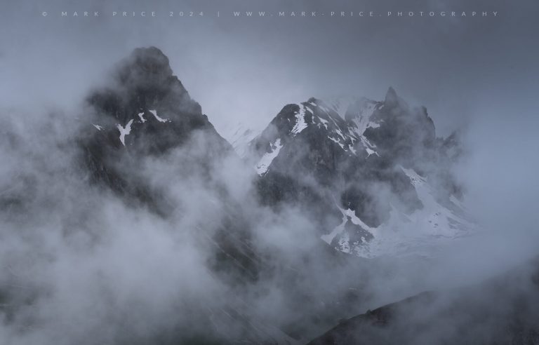Giants of the Alps wrapped in high altitude atmosphere - Summer 2024 - mountain photography by Mark Price