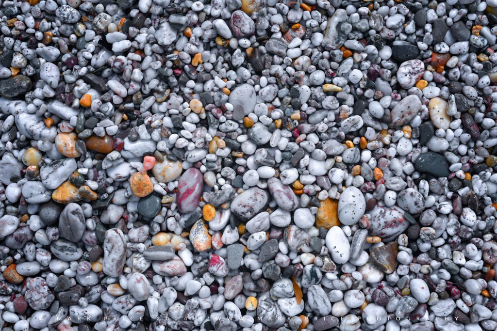 The endless coastal floor of a Devon beach