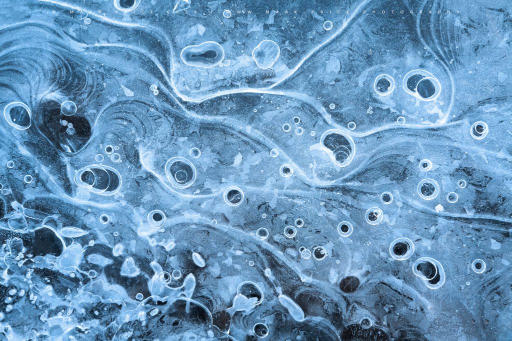 Amazing ice patterns on an Icelandic Glacier..