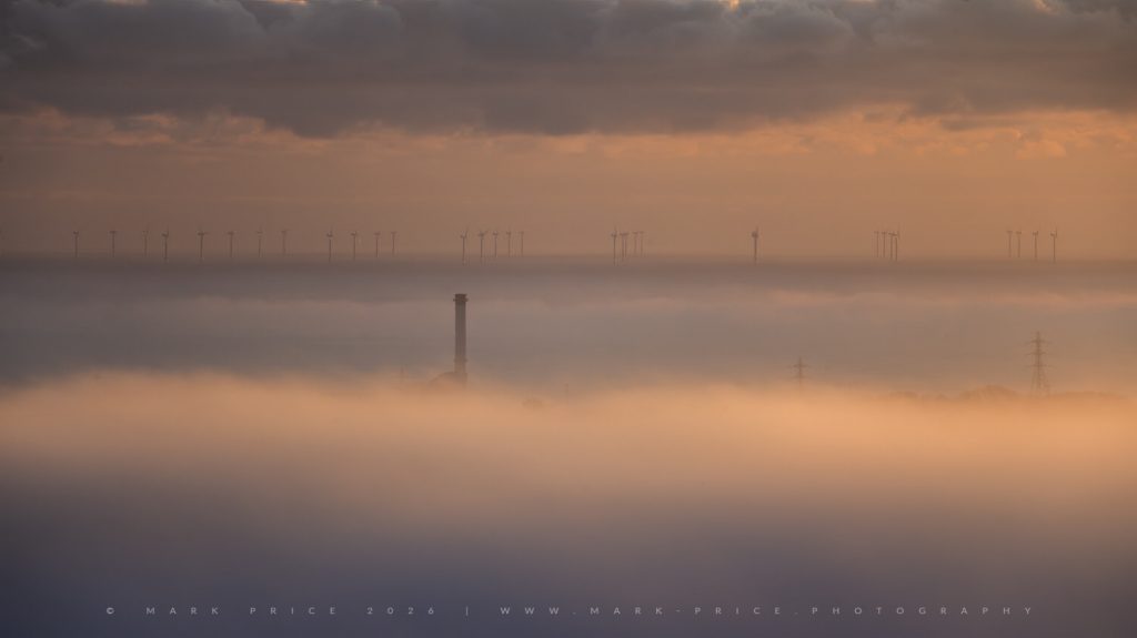 New Years Eve on the South Coast - an inversion out to sea..
