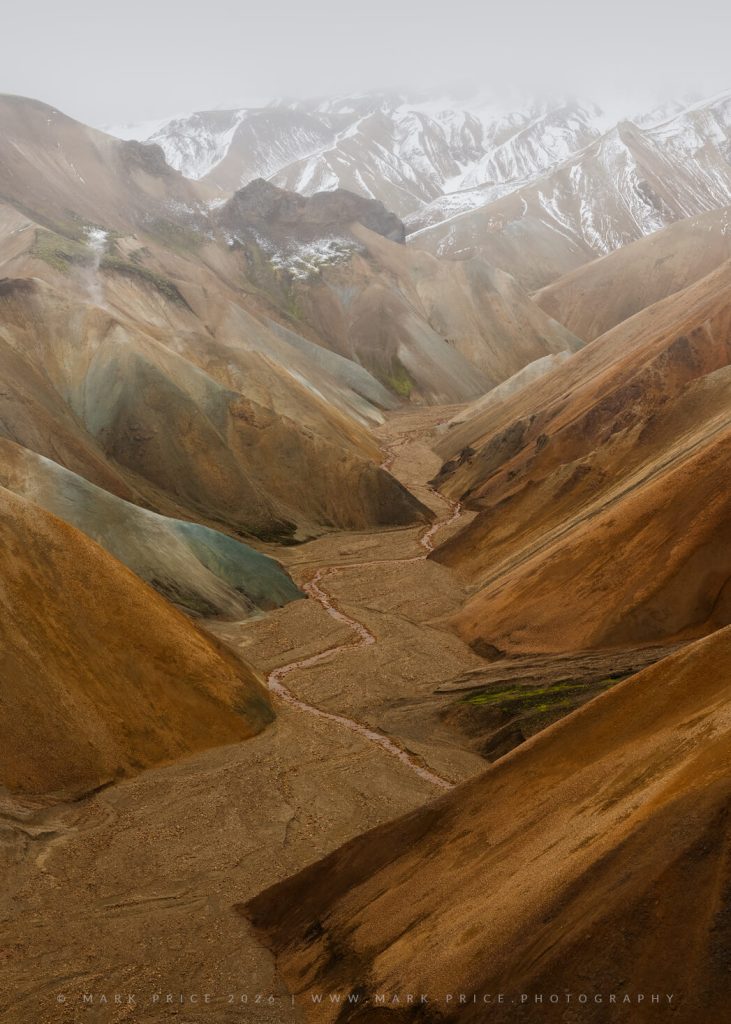 The layered sulphur hills of the mountains - Iceland 2026 by Mark Price Photography